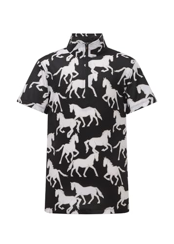 Kerrits Kids Breeze Ice Fil Short Sleeve Equestrian Shirt – Lightweight Cooling Horse Riding Top, Great for Summer Camp