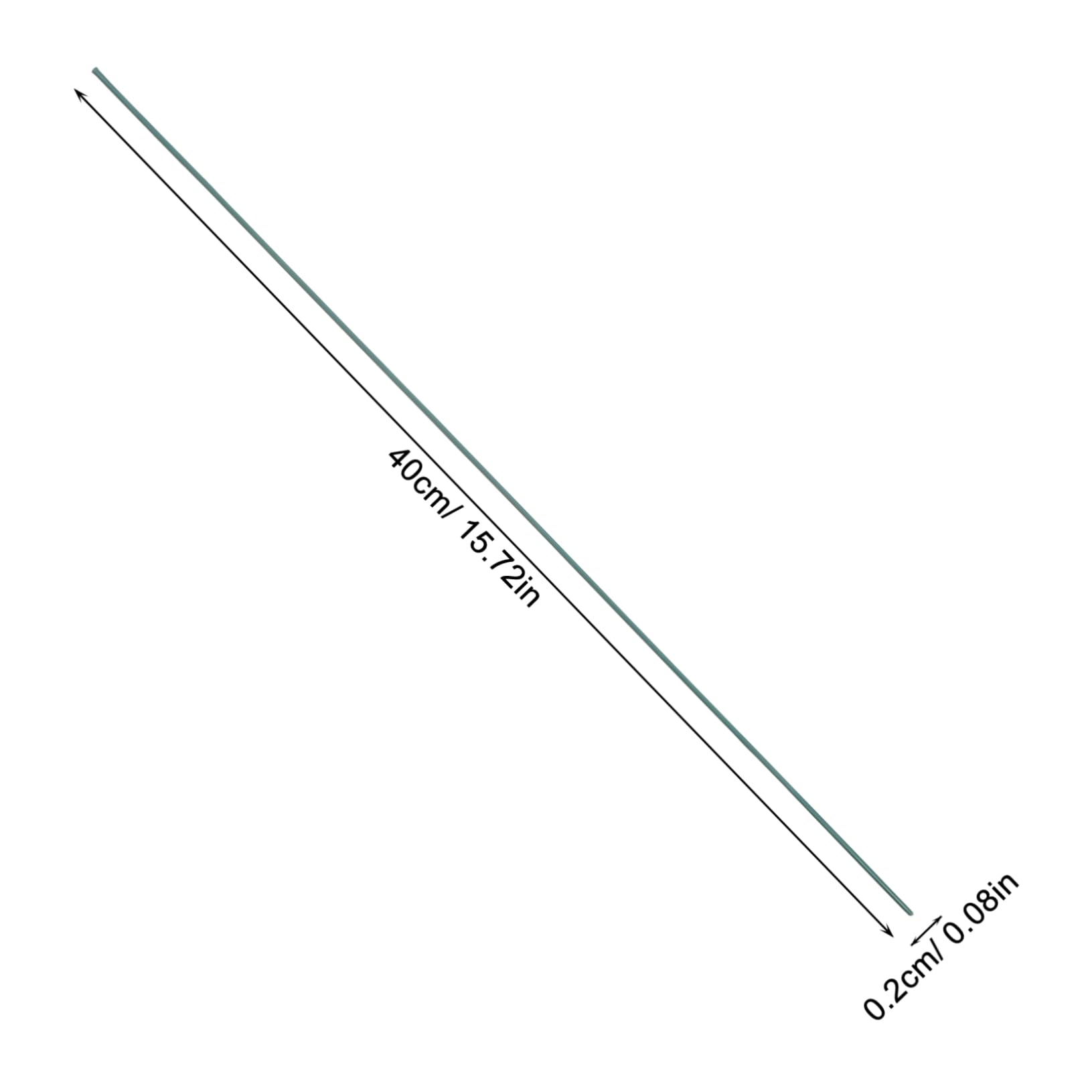 Beatifufu Sturdy Iron Wire DIY Floral Stems Faux Flower Stems Kit Wire for Flowers Home