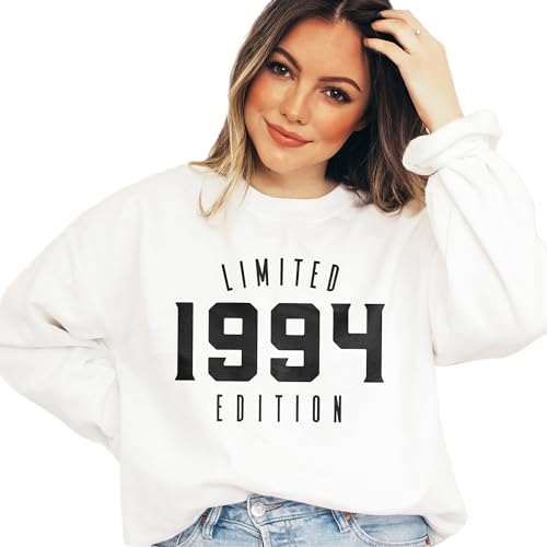 Limited Edition 1994 Sweatshirt, 30th Birthday Gift, Birthday Gift For Women, 1994 Birth Year, 30 Years Number Shirt, Unisex Birthday Crewneck Sweatshirt Sand3