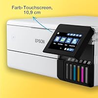 Epson EcoTank ET-8500 Tintentankdrucker | Fotodruck | 6-Farb-Tintensystem | WLAN | A4 | Drucken, Kopieren, Scannen | 10.9 cm Touchscreen | Duplexdruck | hinterer Papiereinzug – Ansicht 7