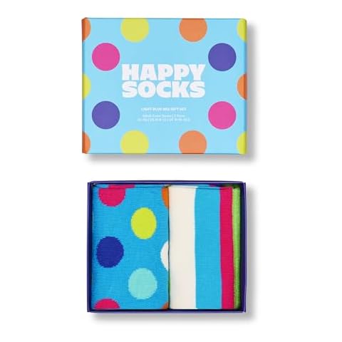 Happy Socks Chaussettes Bleu Clair Cover