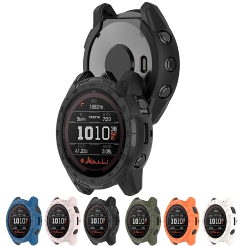 Coque Garmin Tactix 7 Amoled Disscool finition premium souple noire