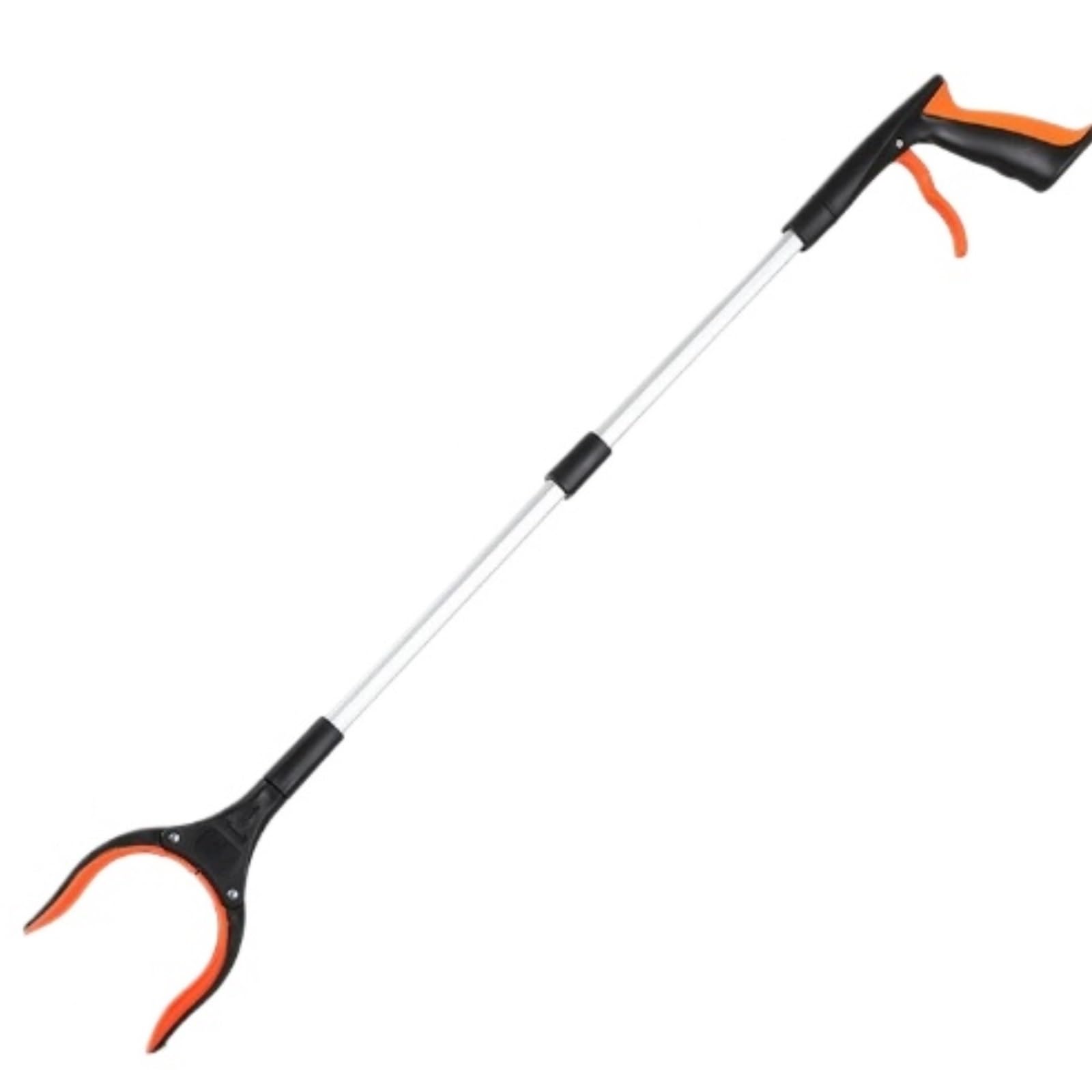 Pinza Recoge Objetos 2 Herramientas De Agarre Aluminio con Garra Magnética, Ligeras Y Plegables Agarrador(Oranje)