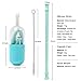 Allyooly Reusable Straws Silicone Straws - 4 Pack Portable Collapsible Straw with Case and Straw Cleaning Brush BPA Free,20 oz Tumbler Compatible for Travel,Office,Party Favor