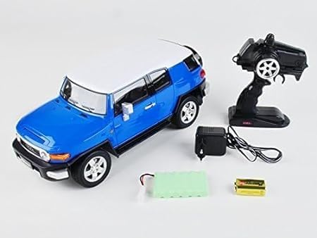 Ramokdu FJ Cruiser Full Function Remote Control Car RTR Vehicle Models with Intelligent Lighting 3-Ch 2.4GHz Transmitter for Adults Kids (Big Size & Heavy QULITY)