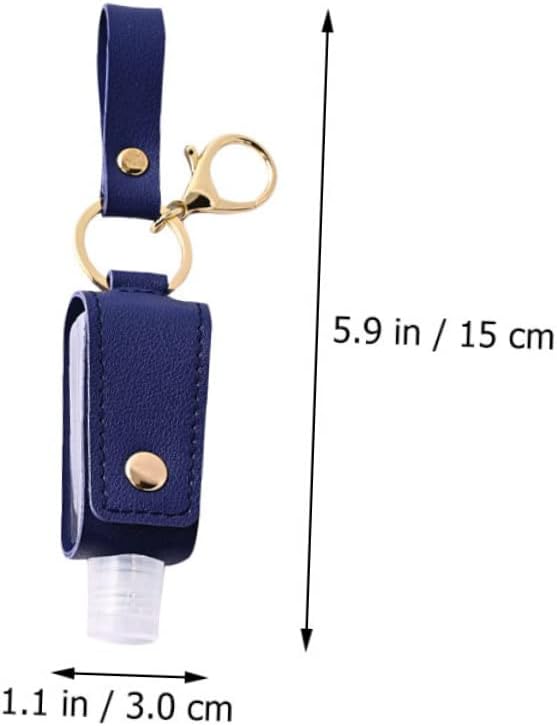 Travel Keychain Bottles 30ml PU Holder 4 Sets Portable image 2