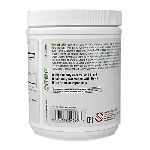 Universal-Nutrition-Greens-Powder-Acai-BerryKaletuermic-300-Gram