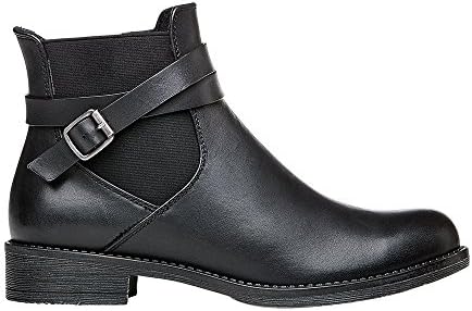 Propét Womens Tatum Ankle Bootie, Black, 10 X-Wide US | Image 3