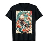 Vintage Traditional Japanese Woodblock Art Otter