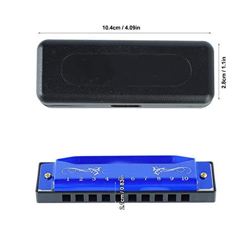 Harmonica, Surface Lisse, Harmonica Léger à 10 Trous, 20 Mélodies, Aucune Déformation, Aluminium et Acier Inoxydable, Durable, Dur, pour les Débutants en Voyage (Bleu) - Les Beatles, Paul McCartney, John Lennon, RIngo Starr, George Harrison Harmonica, Surface Lisse, Harmonica Léger à 10 Trous, 20 Mélodies, Aucune Déformation, Aluminium et Acier Inoxydable, Durable, Dur, pour les Débutants en Voyage (Bleu) – Image 8