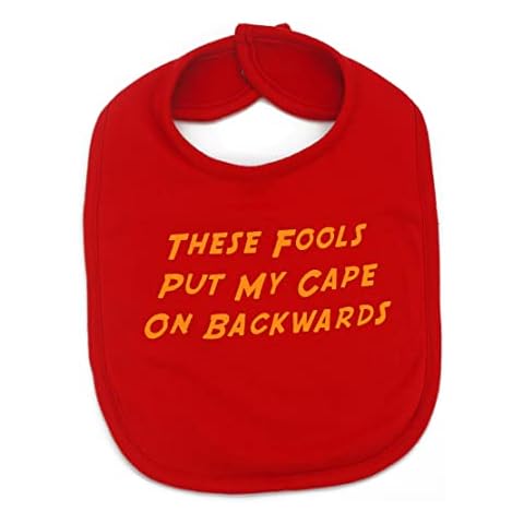 Baby Moo's Superhero Funny Baby Bib Cover