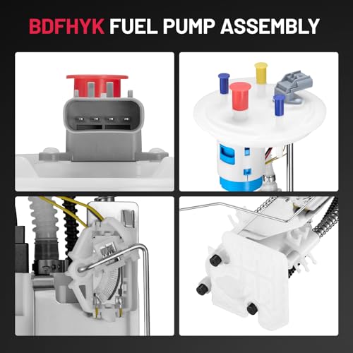 Image of BDFHYK Eletric Fuel Pump Assembly E2434M Compatible with Ford F-150 4.2L 4.6L 5.4L V6 V8 2004 2005 2006 2007 2008, Replaces 323-00127 4L3Z9H307AF