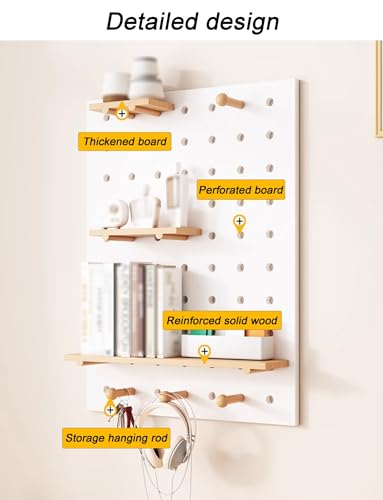 Panneau perforé personnalisable 61x81,3 cm avec étagères modulables
