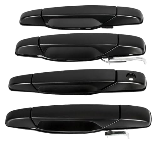 Poignée de porte Avalanche Silverado Tahoe 2007-2014 pièce de rechange noire extérieure avant arrière