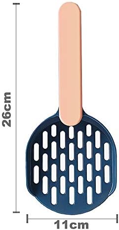 SUOXU 2 Pcs Cat Litter Scoop, Durable ABS Plastic Cat Litter Scoop Cat Litter Sifter Shovel Pet Cleanning ToolInstantly Filter Cat Litter and Cat Feces Cleaning Pet Picker