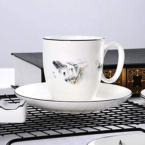 Bone China Geschirr Set Keramik n, Teller, Tassen und Untertassen Landschaftsmalerei Stil Geschirr Set New Chinese Style Dinner Set für Home Hotel