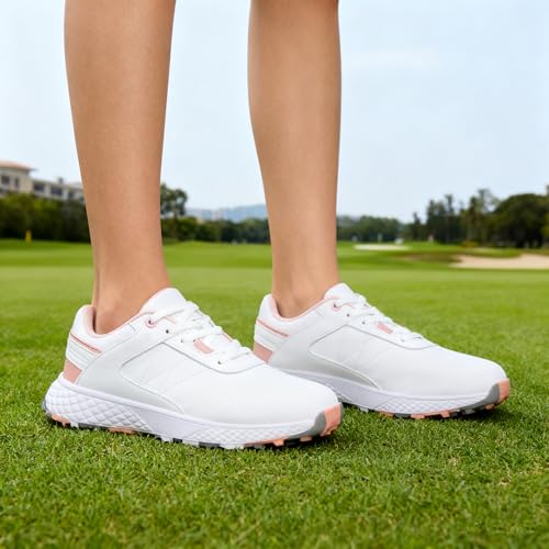 Image of Men's Spikeless Golf Shoes Men Waterproof Wears Golf Sport Sneakers Training Walking Shoe