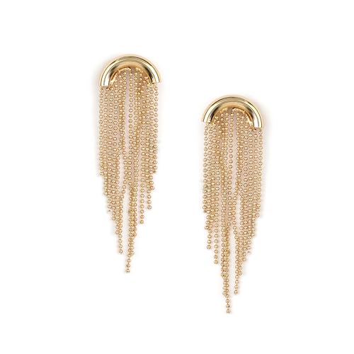 Rubans 18K Gold plated Contemporary Drop Earrings (B0D6GQR617) Amazon Price History, Amazon Price Tracker