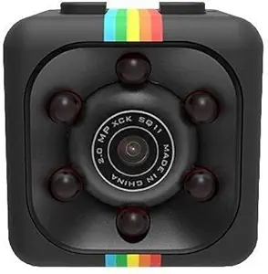SIRGAWAIN 2 Mp Mini Day & Night Vision Camera Sq11 Hd Sports and Action Camera - Wired (SQ11)