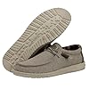 HEYDUDE - Men's Wally Sox - Casual Slip-On Shoes - Moccasin Style, Beige, 10 UK #4