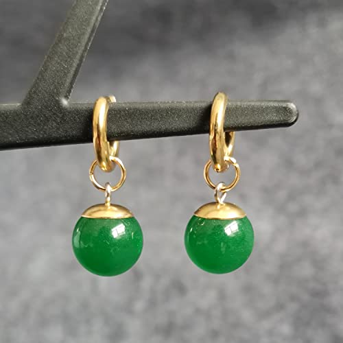 one pair of Resin Ball Stainless Earring Earrings Ear Clip Cuff For Man Woman Halloween2