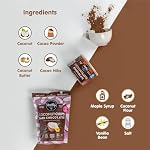Healthy Crunch Coconut Chips Choco'Latte foncée - 6 Unités x 100g - Sans allergène, sans gluten, sans noisettes & Sans arachide - Idéal pour les amateurs de chocolat noir - Fabriqué avec des aliments entiers, Healthy Graisses & Fibre
