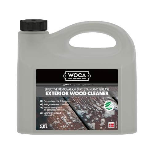 Woca 617925A limpia y renueva la madera exterior con su fórmula de 2,5 l
