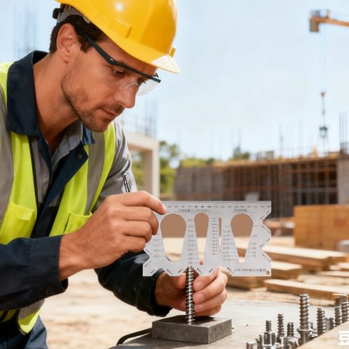 Comprobador de roscas de tornillos inoxidable que soluciona roscas dañadas 2