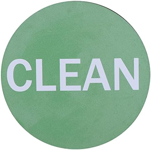 PATIKIL Dirty Clean Dishwasher Magnet, Round Dish Washer Refrigerator Kitchen Organization Clean Dirty Sign Magnet, Red, Green