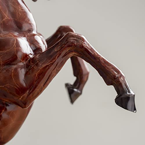 Youfine Big Size Hoof Horse Statue,Real Bronze Casting, 28.3 Inches Animal Statue For Home Garden Decor #TOP4