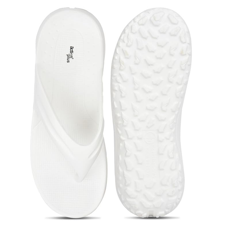 Image of ACTION Extra Soft Men's PILO Comfort Slippers | Lightweight & Anti-Skid Flip Flops with Cushioned Footbed | Waterproof Slippers for Men & Boys