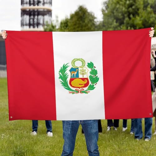 Bandera de Perú para jardín exterior resistente a la decoloración solar 7