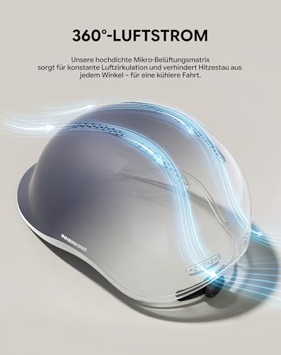 InnerKing Fahrradhelm Damen Herren Leichter City- & Rennradhelm – Ansicht 3
