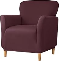 Vista 36 de XMAYODS Funda para silla de club, funda para silla de bañera, fundas suaves y redondas para silla de sofá, fundas de sofá con parte inferior #16