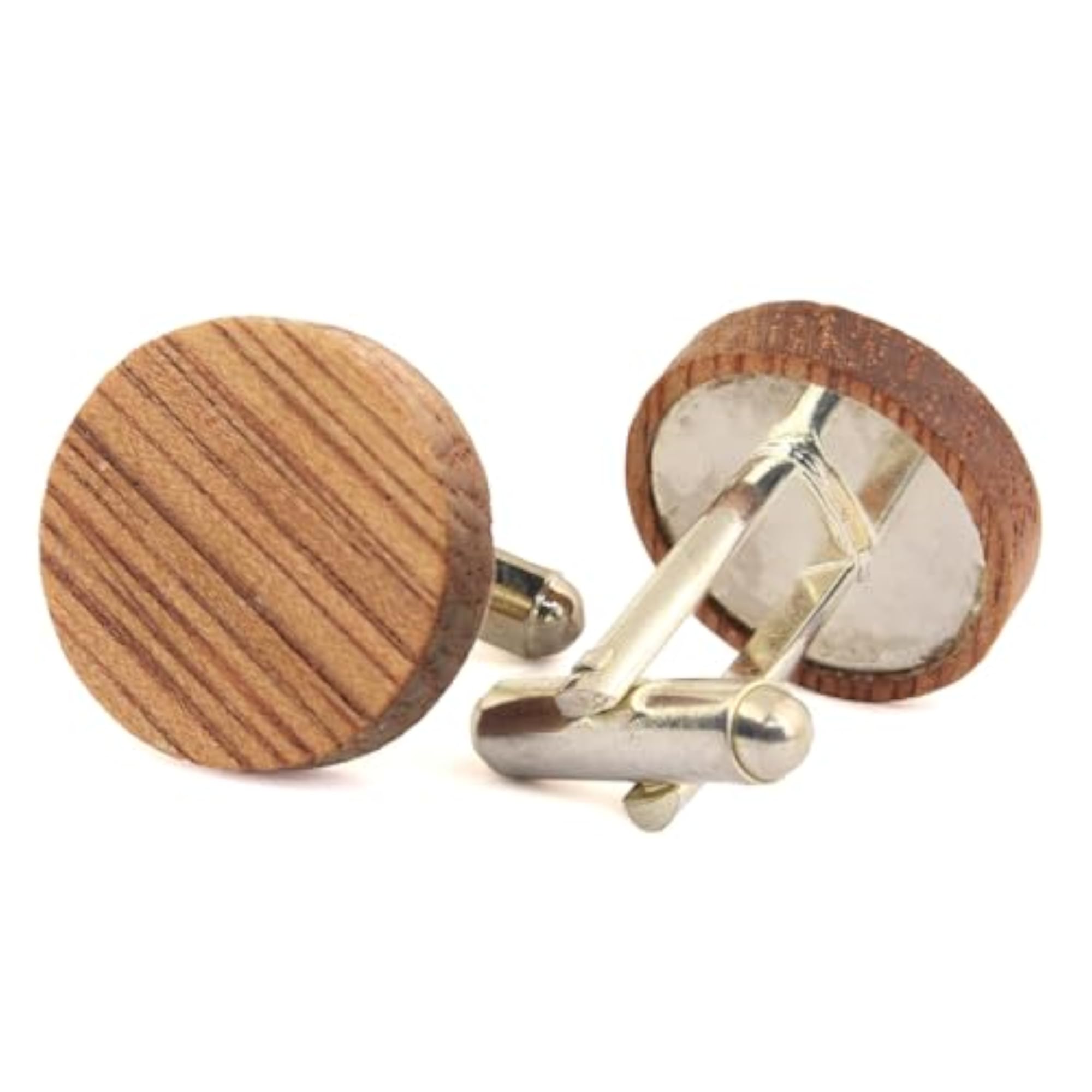 Men's Natural Wooden Premium Cufflinks, Unique Design