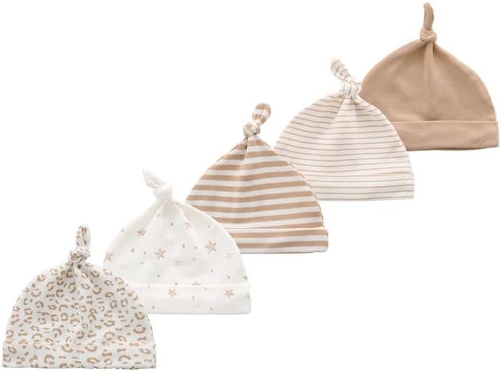 Baby Boy Girl Cotton Hat Mitten Sock Set 15 Pack Infant Essential Accessories for 0-6 Months - Image 2