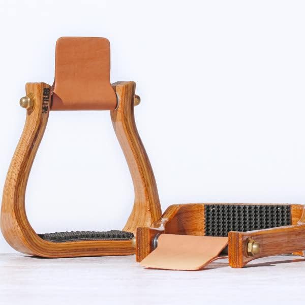 Nettles The Gripper Barrel Racer 2" Tread Western Stirrup Petite Size
