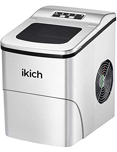 IKICH TECP173AHEU Eismaschine, ABS, 2 liters, silber/schwarz