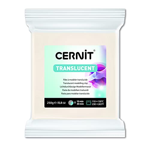 CERNIT PÂTE POLYMÈRE TRANSLUCENT 250 G TRANSLUCENT