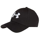 Under Armour Men's Blitzing II Stretch Fit Cap, Black /White, Large/X-Large