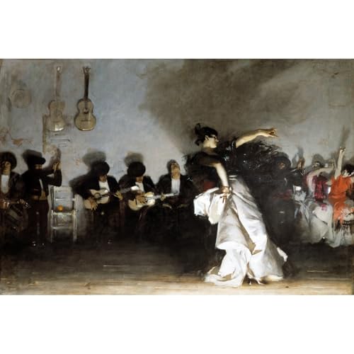 Toile El Jaleo reproduction d'art vibrante pour un intérieur habité