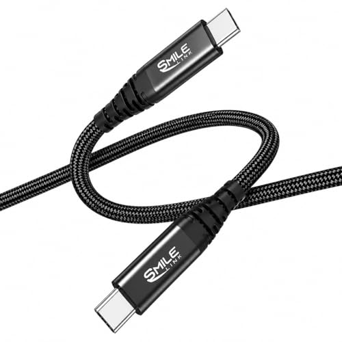 smilelink USB C to USB C Cable 4FT, 100W PD Fast Charging & 20Gbps USB 3.2 Gen 2x2 Data Transfer, 4K...