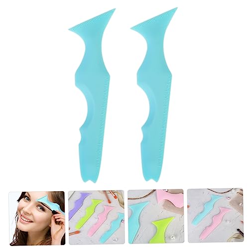 NOLITOY 2pcs Multi-function Silicone Eyeliner Stencil miniatura 3