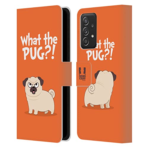 Étui portefeuille Galaxy A52s cuir Head Case Designs coque protection rabat Carlin