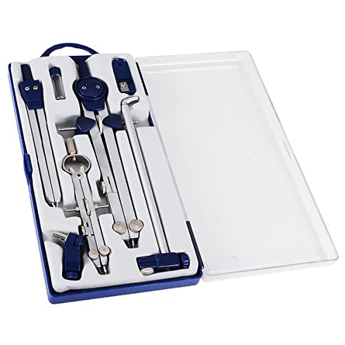 Zirkel Set zum Zeichnen, Professionelles Kompass Set, Mathematikkompass Zeichenwerkzeug, Professioneller Zimmermannsbleistift Kompass für Schule, Ingenieur, Architektur und Holzbearbeitung