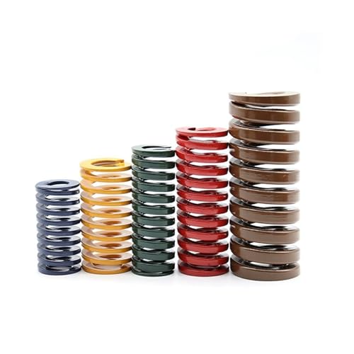 Ressort de matrice robuste en acier spirale rouge 18mm x 310mm pour presse de précision