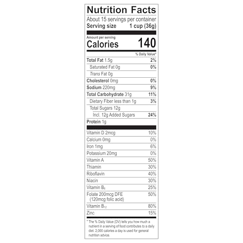 Image of Cinnamon PEBBLES Breakfast Cereal for Kids, Gluten Free, Made with Sweetened Puffed Rice, Family Size, 19.5 oz (Pack of 2)