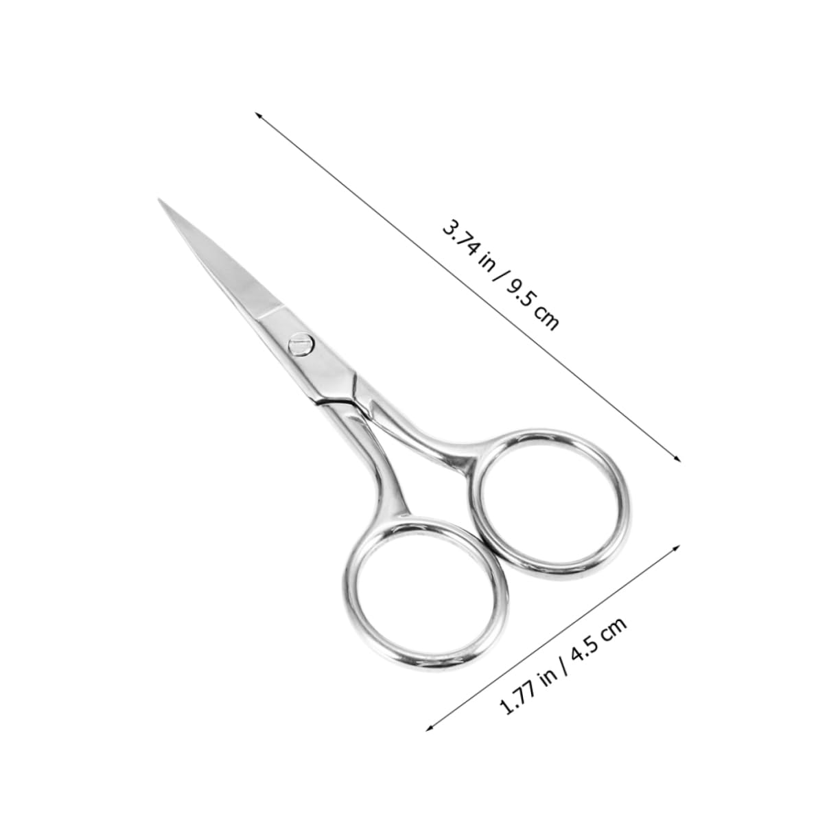 Didiseaon 6piezas Tijeras Para Cejas De Acero Inoxidable Tijeras Portátiles Pequeñas Para Facial Para Cejas Cuidado Facial Casa o Viaje