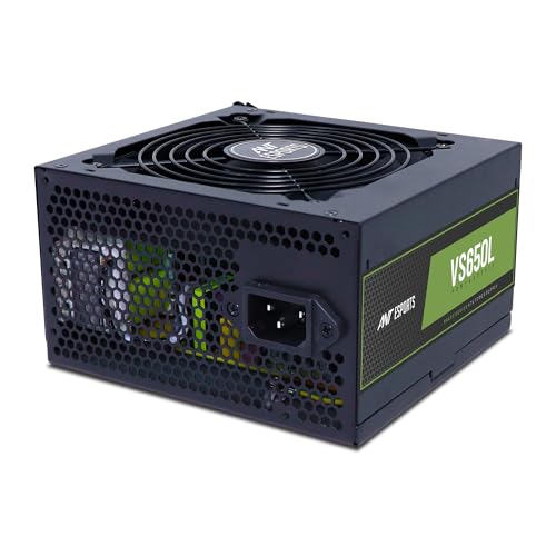 Image of Ant Esports VS650L Non Modular High Efficiency Gaming Power Supply /PSU with 120mm Hydraulic Low-Noise Fan for Efficient Heat Dissipation