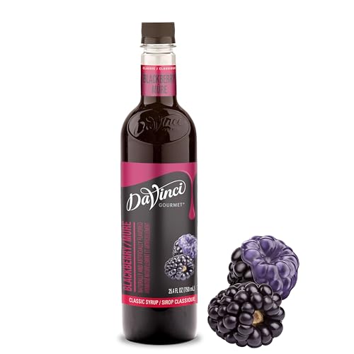 DaVinci Gourmet Classic Blackberry Syrup, 25.4 Fluid Ounces (Pack...